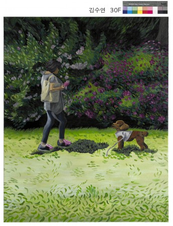 엄마와 강아지 II Mother and the dog II
